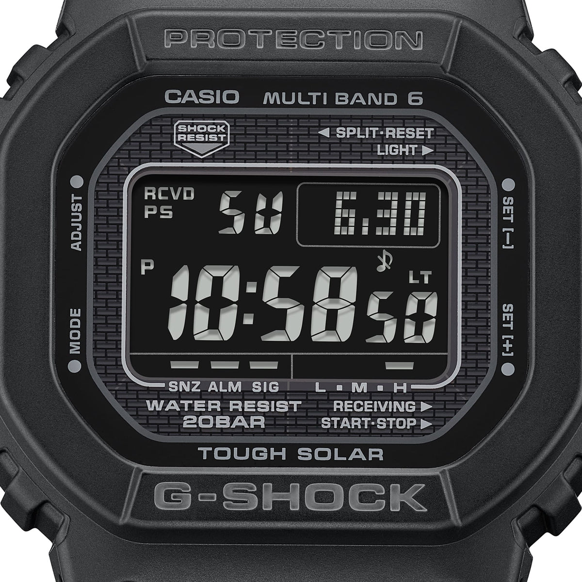 CASIO G-SHOCK Mod. THE NEW ORIGIN Multiband 6 - TOUGH SOLAR - FULL BLACK