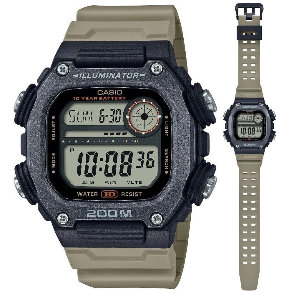 CASIO SPORT Mod. ILLUMINATOR DIVER 200M. 10 YEARS BATTERY - XL STRAP