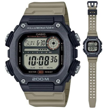 CASIO SPORT Mod. ILLUMINATOR DIVER 200M. 10 YEARS BATTERY - XL STRAP