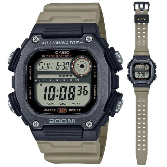 CASIO SPORT Mod. ILLUMINATOR DIVER 200M. 10 YEARS BATTERY - XL STRAP