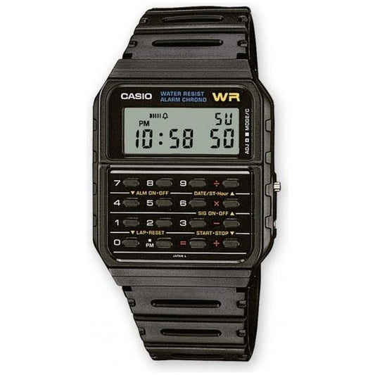 CASIO VINTAGE Mod. CALCULATOR EDGY COLLECTION - BLACK WATCHES
