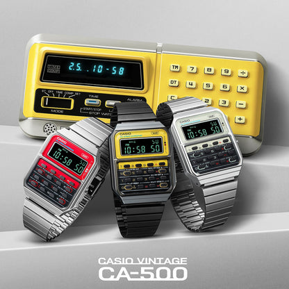 CASIO VINTAGE Mod. CALCULATOR EDGY COLLECTION - YELLOW ***SPECIAL PRICE***