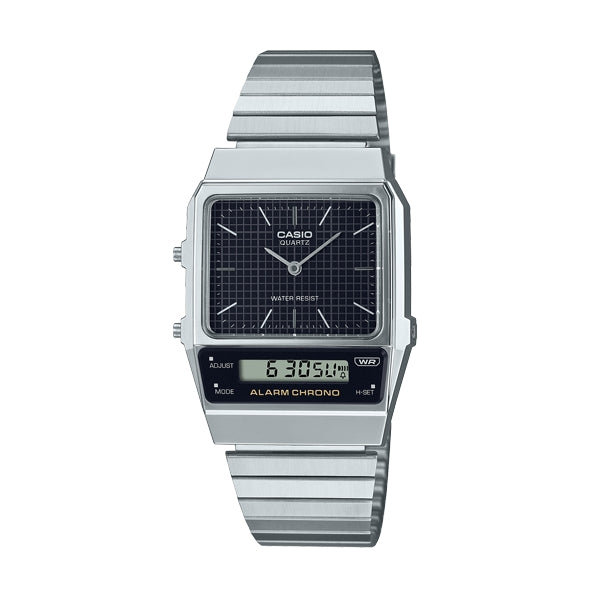 CASIO VINTAGE Mod. EDGY COLLECTION  RETRO DIAL - BLACK