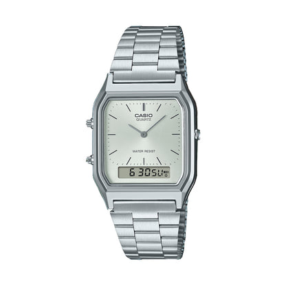 CASIO VINTAGE Mod. EDGY COLLECTION SUNRAY DIAL - SILVER