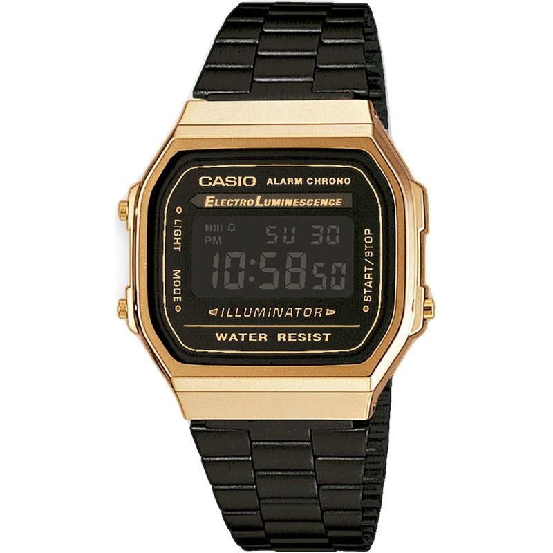 CASIO VINTAGE Mod. ICONIC - GOLD & BLACK WATCHES