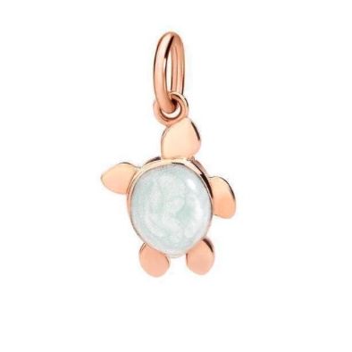 Gold turtle charm pendant CHARMS DODO MOD. DMC0027TURTLEPA9R, unisex accessory, elegant design.