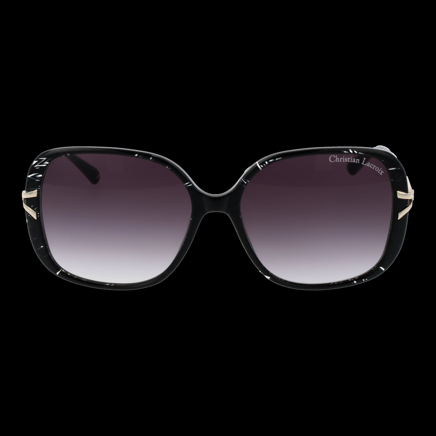 CHRISTIAN LACROIX MOD. CL5118 56004 sunglasses for women with gradient lenses and elegant black frame.