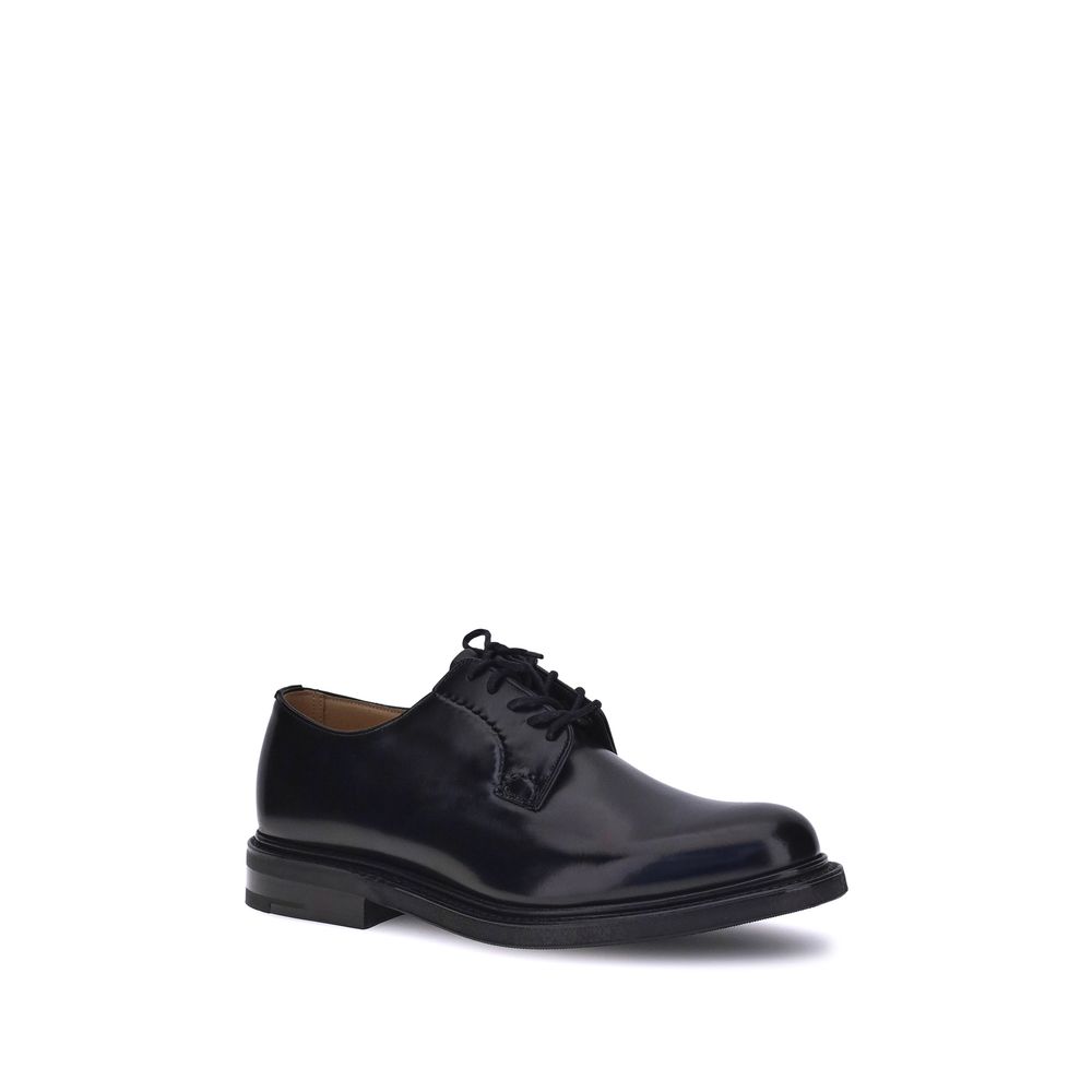 Church's Black Calf Leather Bos Taurus Oxfords And Derbies