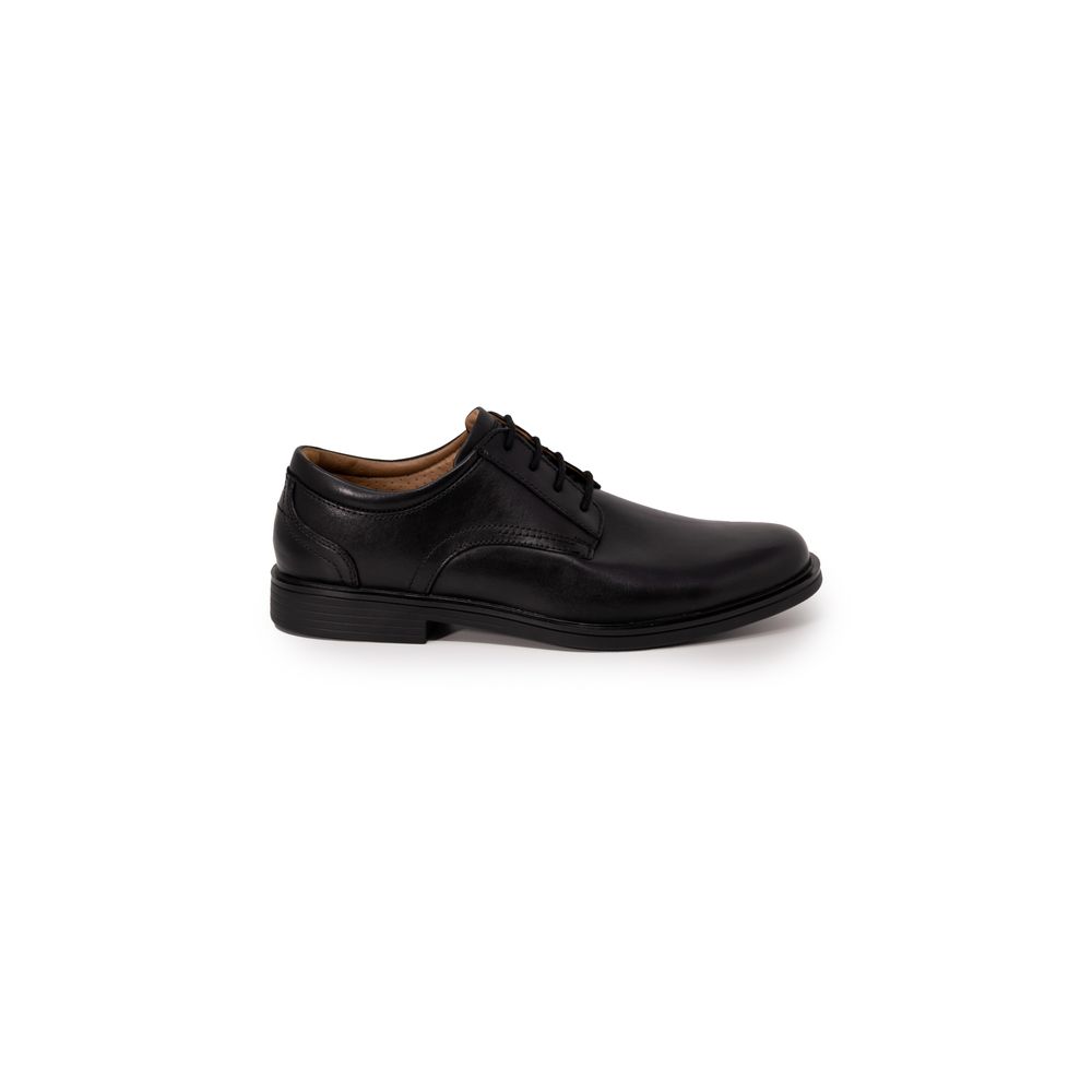 Clarks Black Leather Oxfords And Derbies