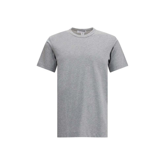 Comme Des Garçons Gray Cotton T-Shirt with crew neck and short sleeves, featuring minimalist printed logo on back, AW25 season.