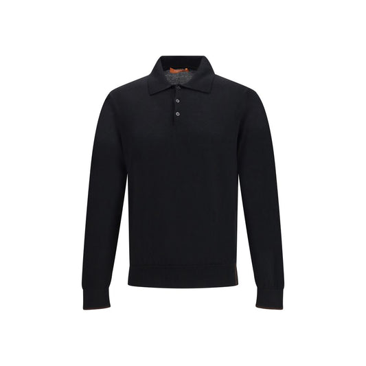 Cruna Black Wool Sweatshirt