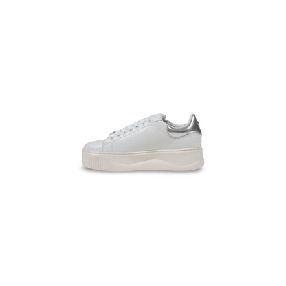Cult White Leather Low Top Sneakers