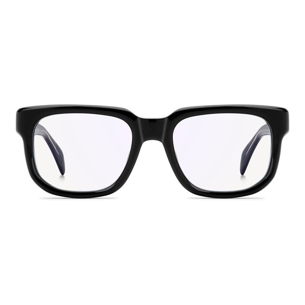 DAVID BECKHAM MOD. DB 7156 acetate glasses for gentlemen in black rectangular frame
