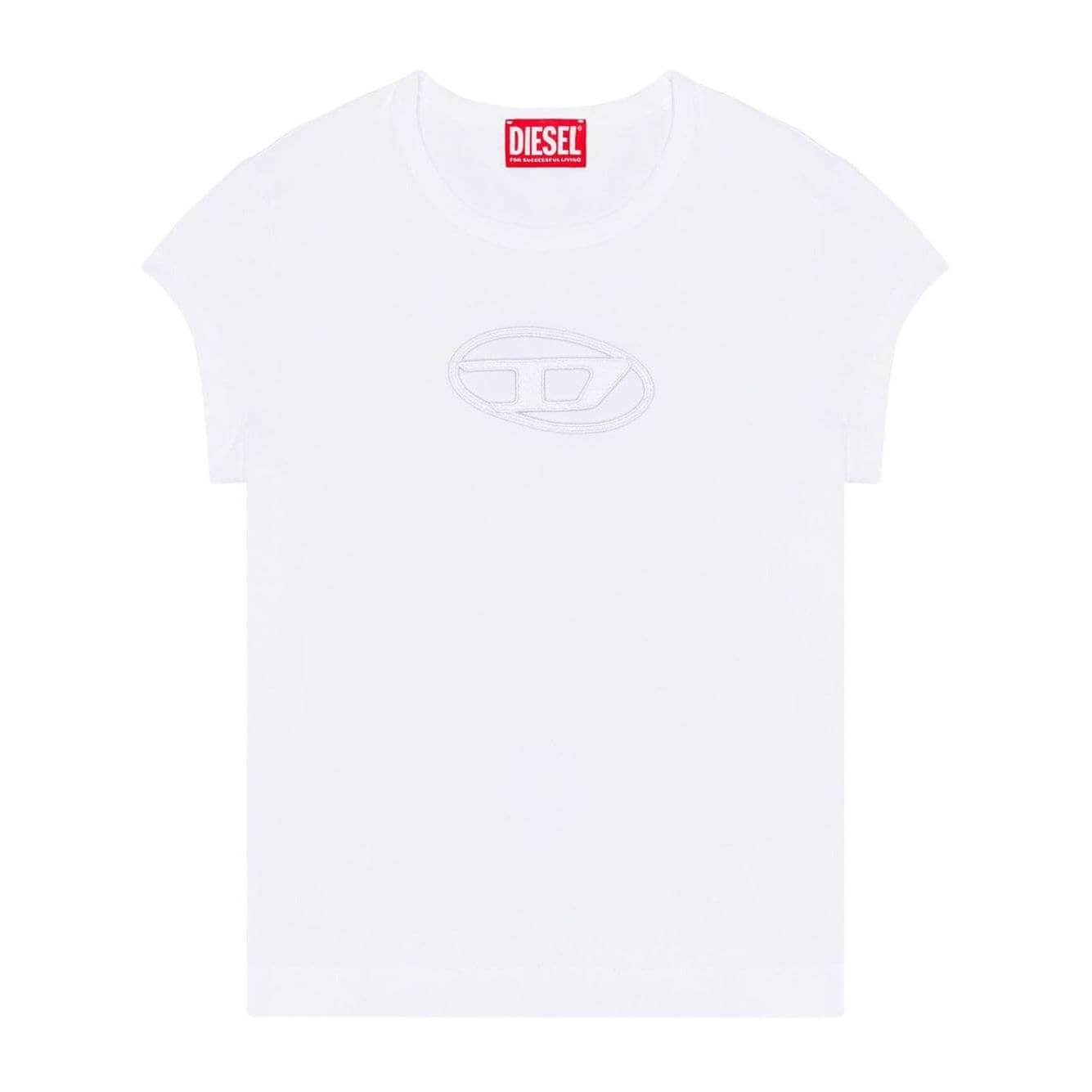 Diesel T-shirts and Polos White A062680AFAA100-AI25