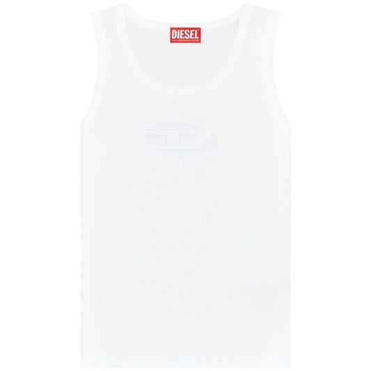 Diesel Top White Topwear