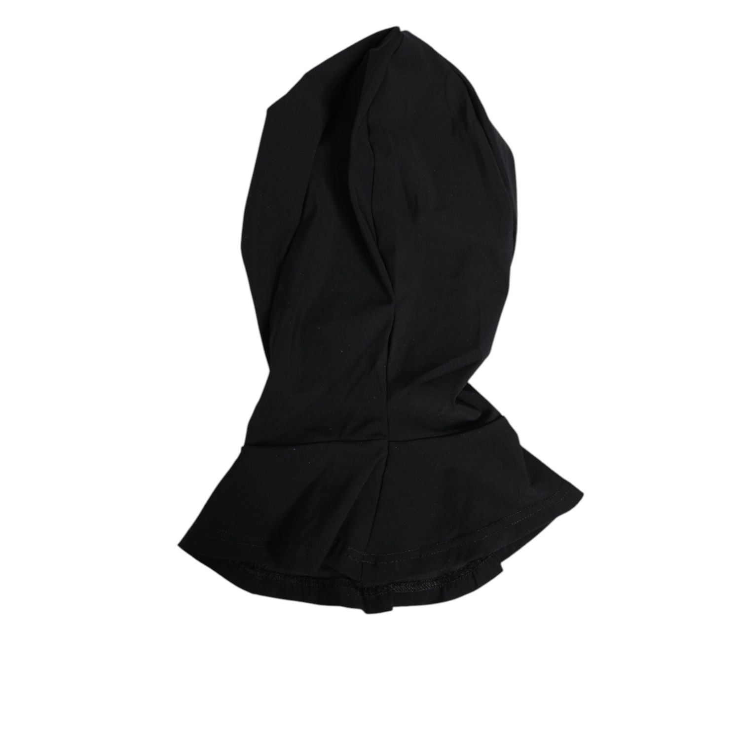 Dolce & Gabbana Black Nylon Elastane Balaclava Hood Face Cover Hat
