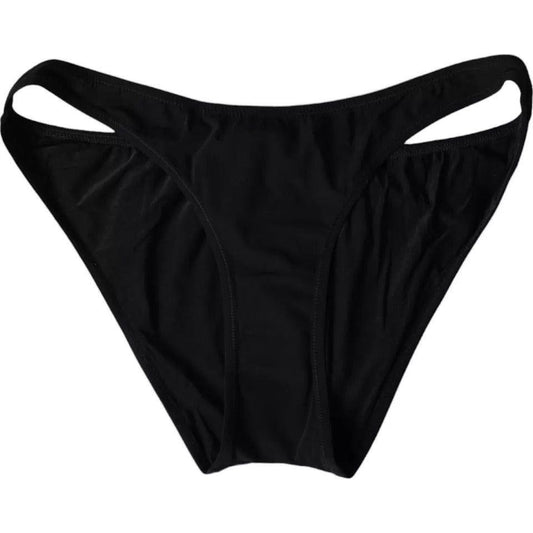 Dolce & Gabbana Black Nylon Swimwear Beachwear Bottom Bikini BIK1835-3