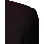 Dolce & Gabbana Bordeaux Wool Single Breasted Dress Blazer JKT4080-54