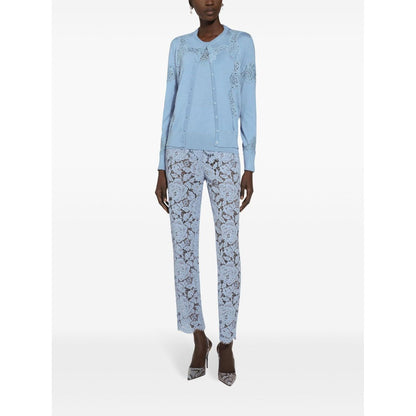 Dolce & Gabbana Embroidered Lace Trousers