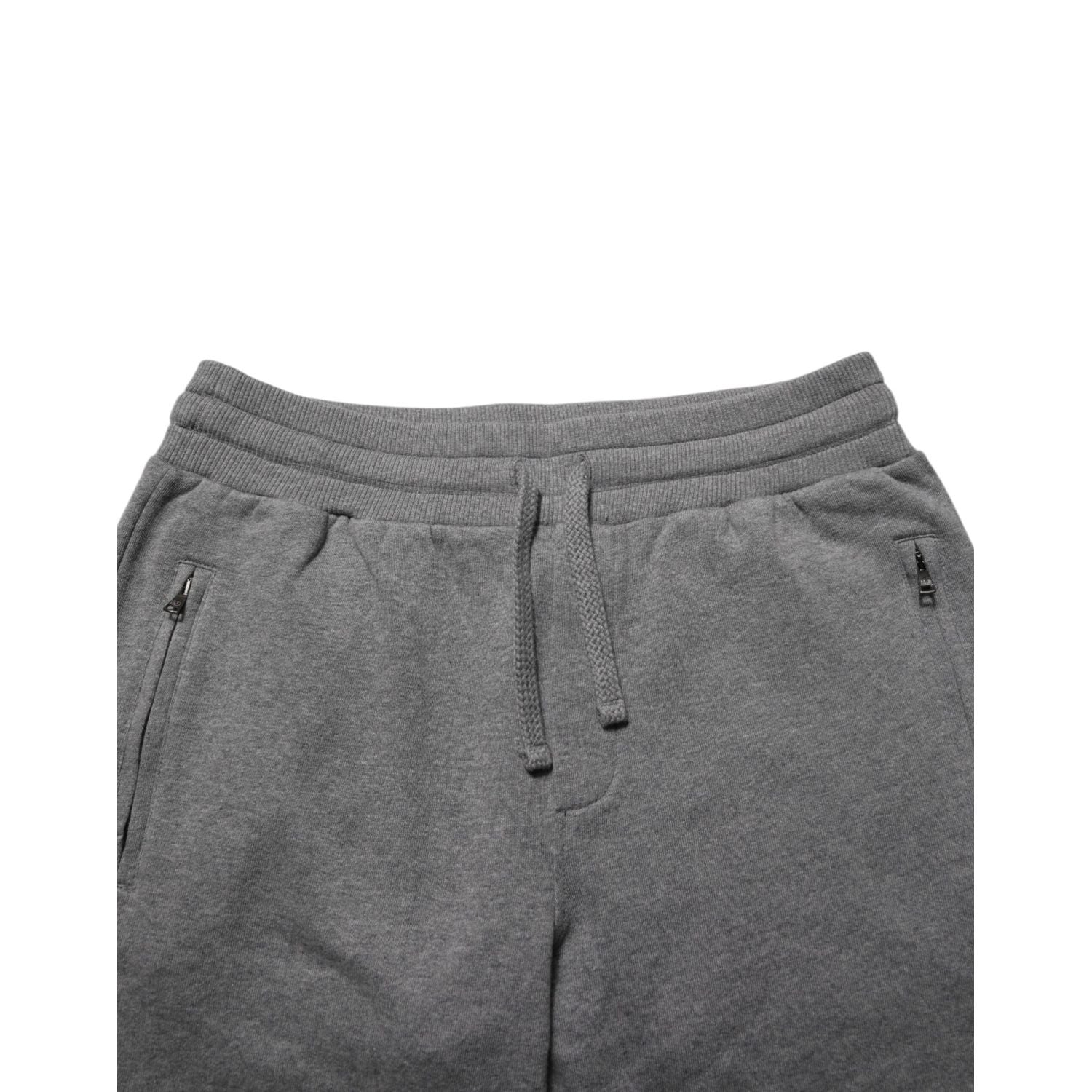 Dolce & Gabbana Gray Cotton Jogger Sweatpants Trouser Pants