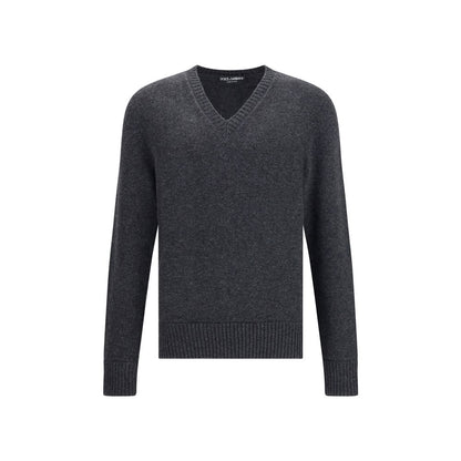 Dolce & Gabbana Gray Fleece Wool Sweatshirt