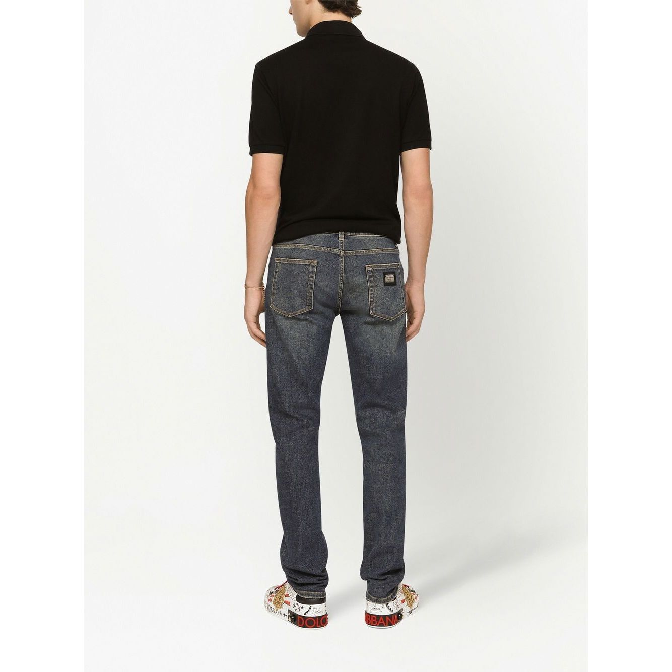 Dolce & Gabbana Logo cotton polo shirt