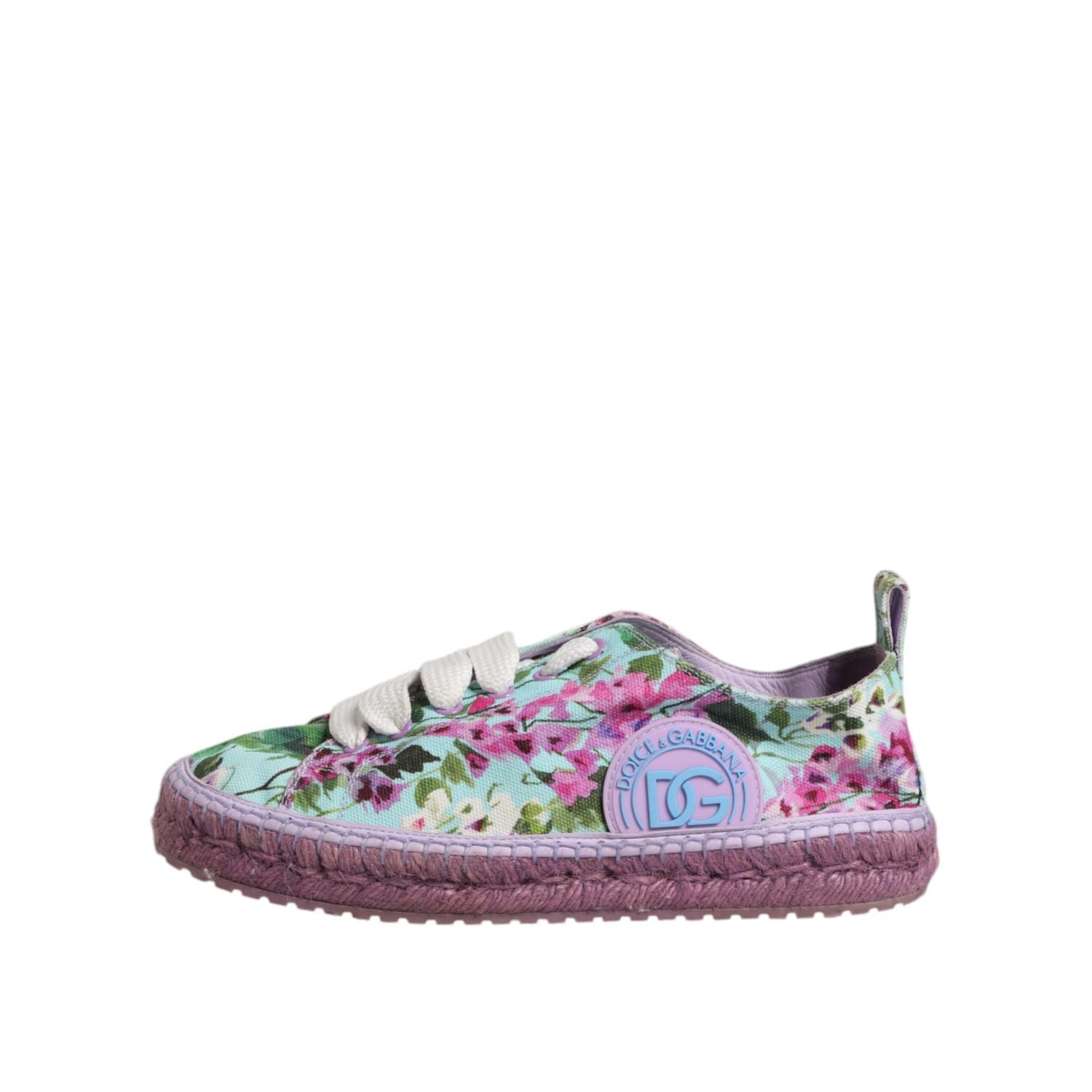 Dolce & Gabbana Multicolor Canvas Espadrilles Sneakers Shoes
