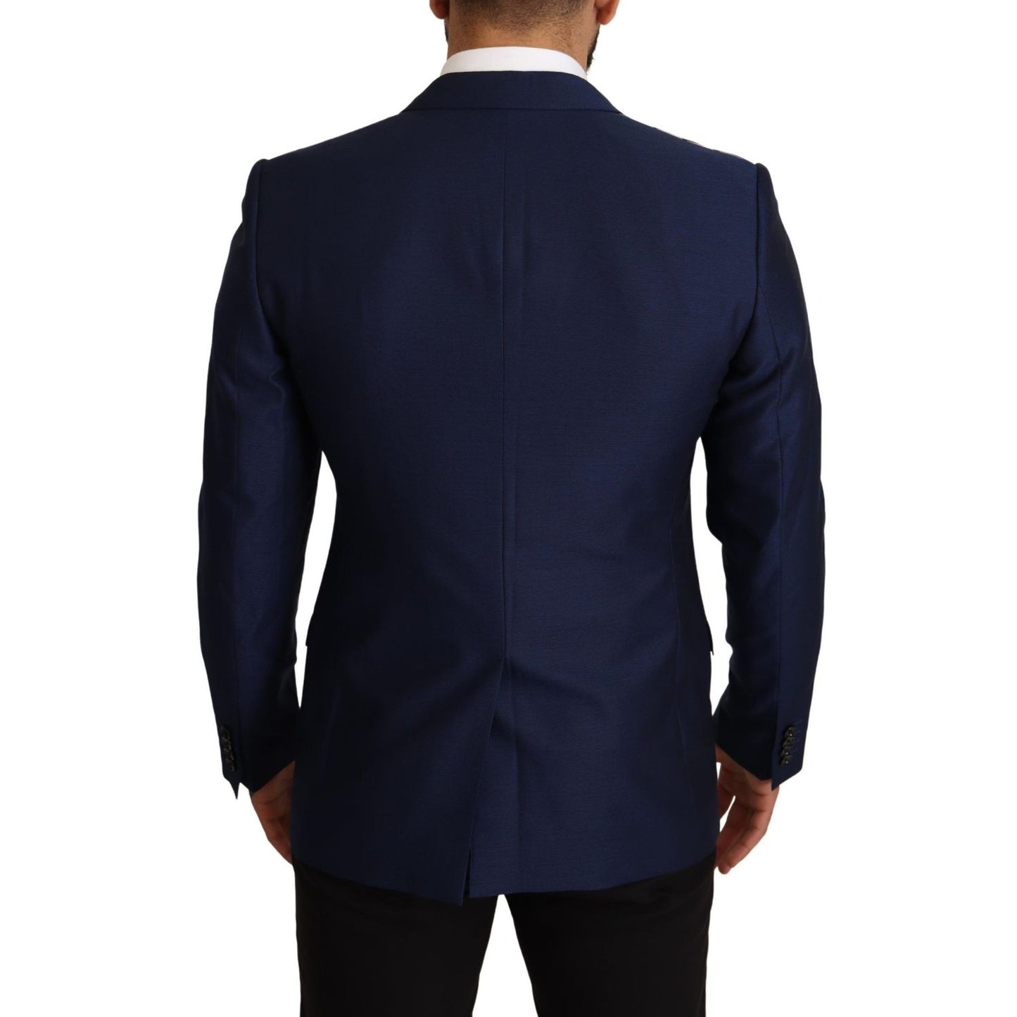 Dolce & Gabbana Navy Blue Slim Fit Jacket MARTINI Blazer