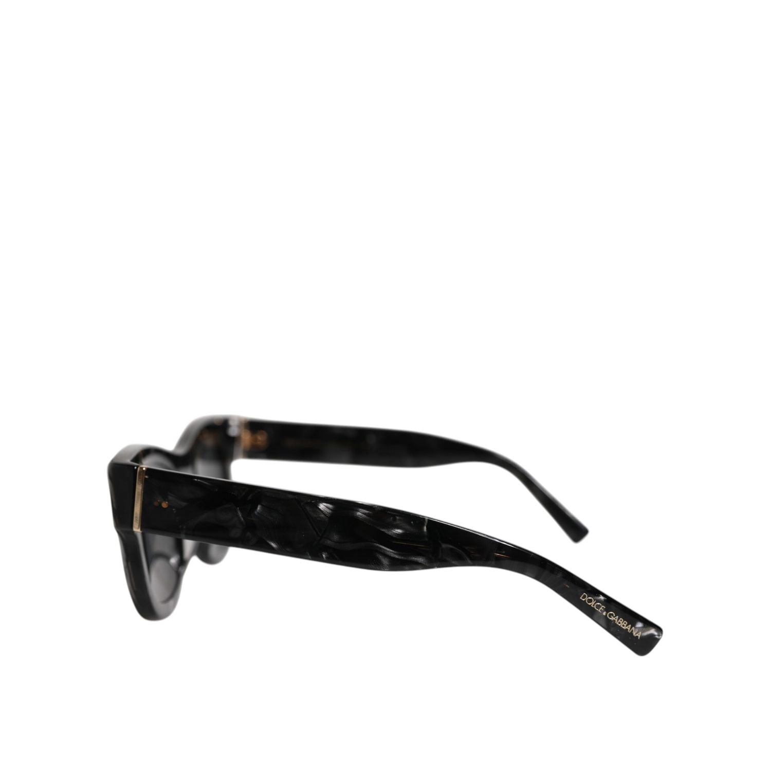 Dolce & Gabbana Pearl White Acetate Frame Domenico Shade Sunglasses