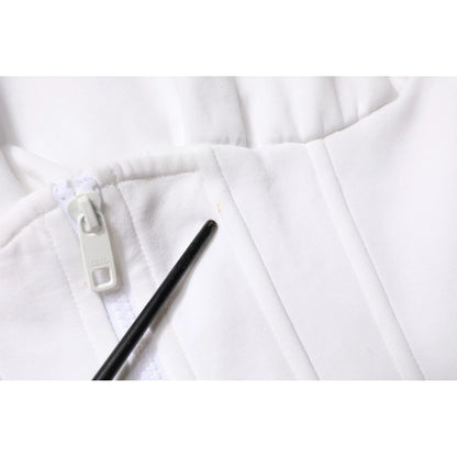 Dolce & Gabbana White Corset Stretch Cotton Top T-shirt