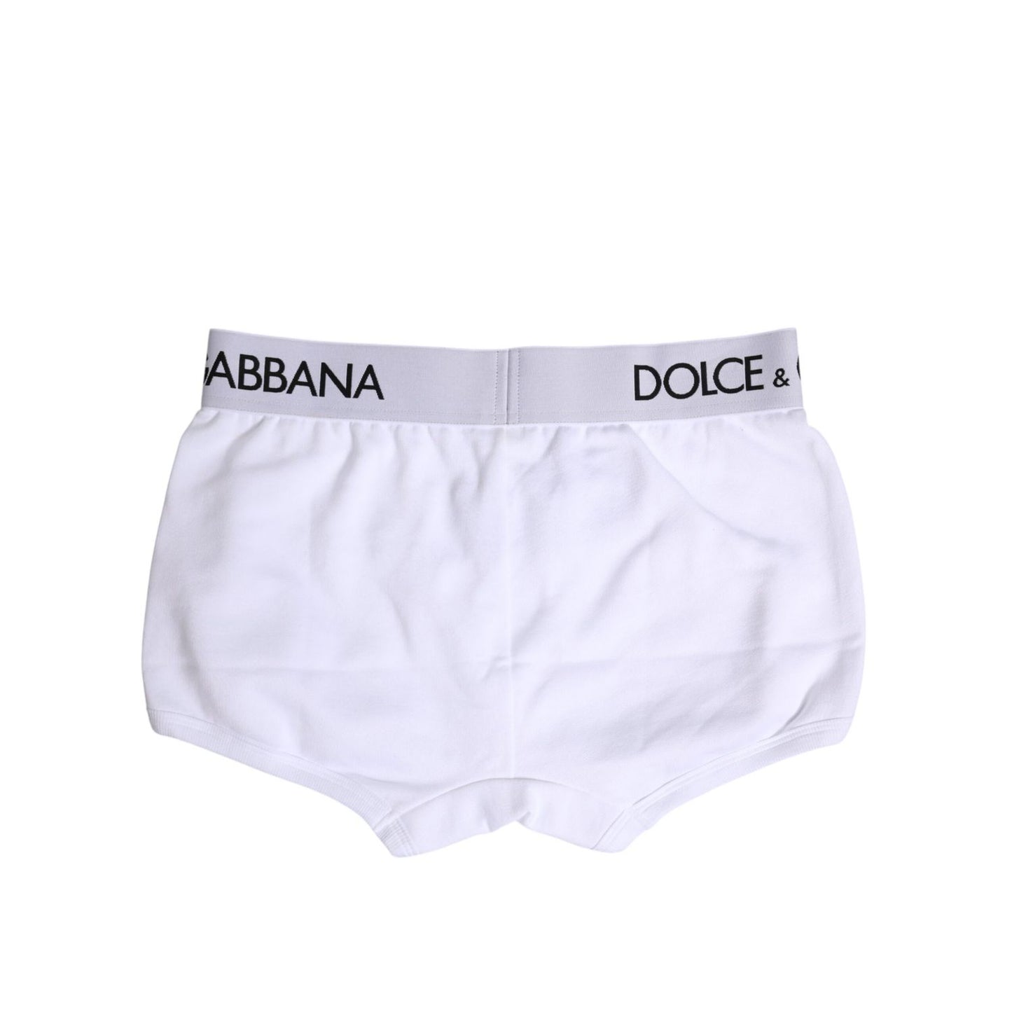 Dolce & Gabbana White Cotton Stretch Regular Boxer Underwear