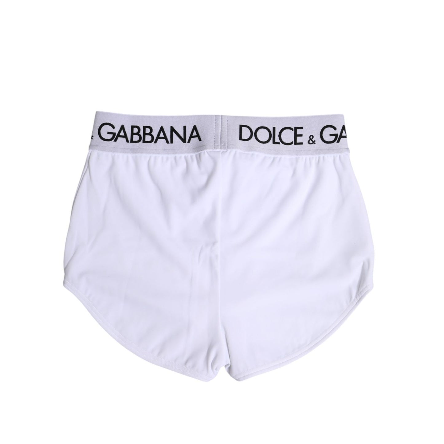 Dolce & Gabbana White Nylon Logo Waistband Boxer Brief Underwear