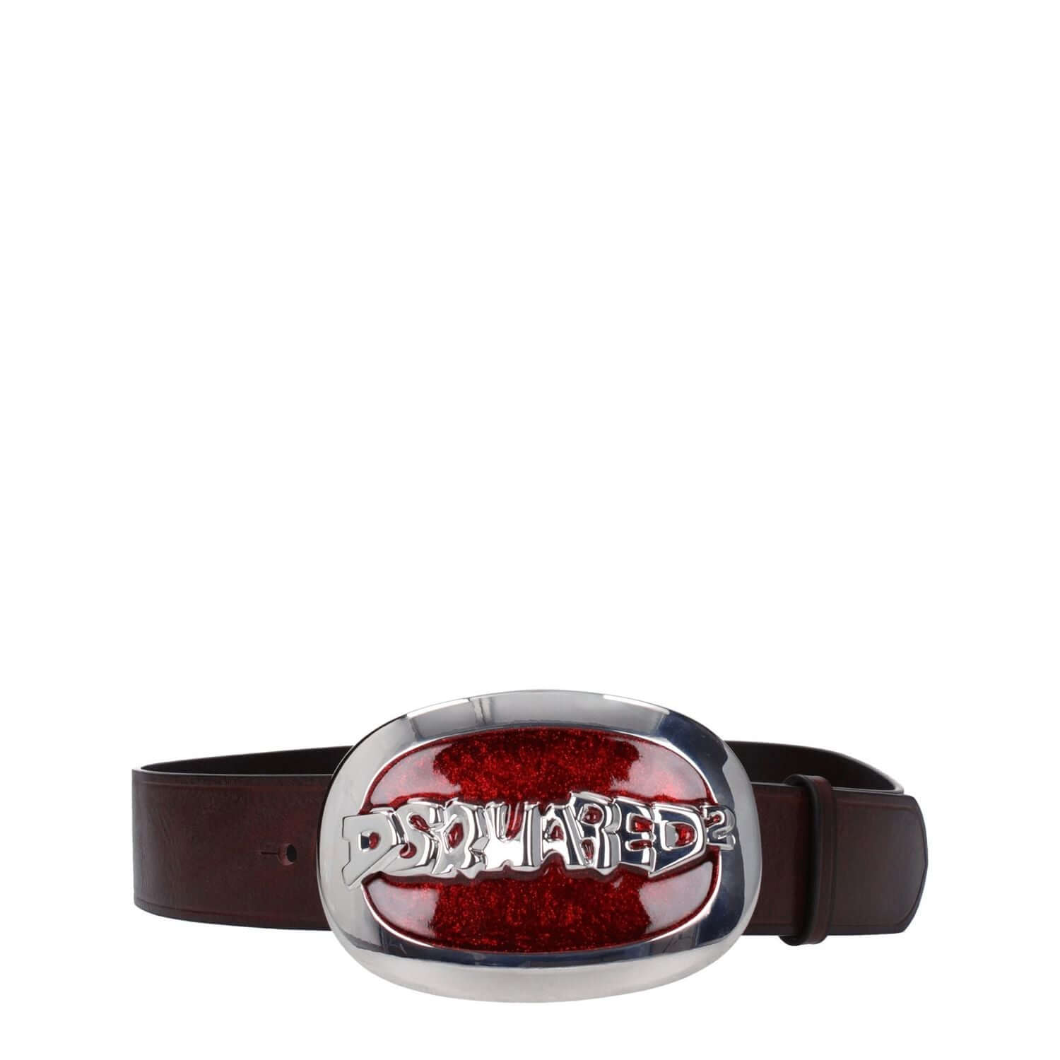 Dsquared² Brown Leather Regular Belt
