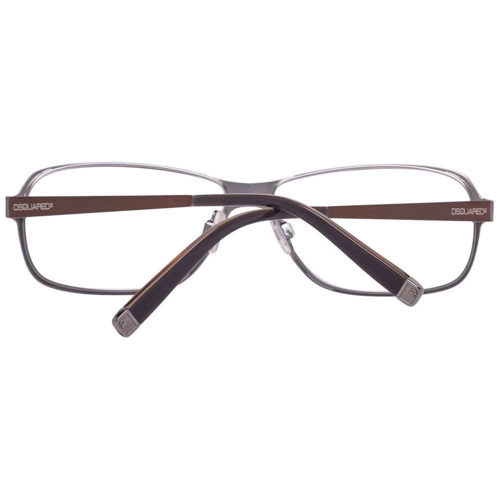 Dsquared² Brown Metal Glasses (Frames)