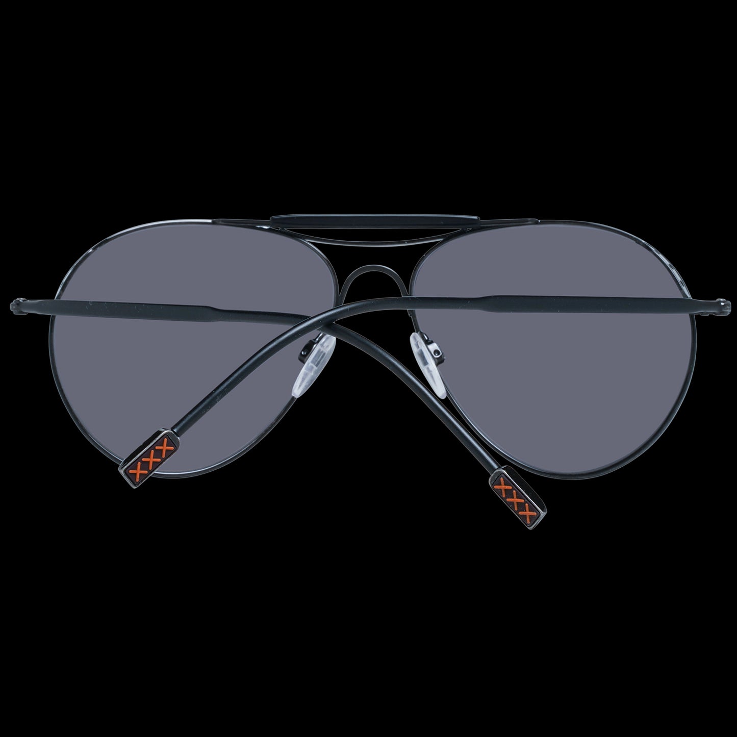 ERMENEGILDO ZEGNA MOD. ZC0020 02A57 stylish aviator sunglasses for gents with tinted lenses and sleek black frame.
