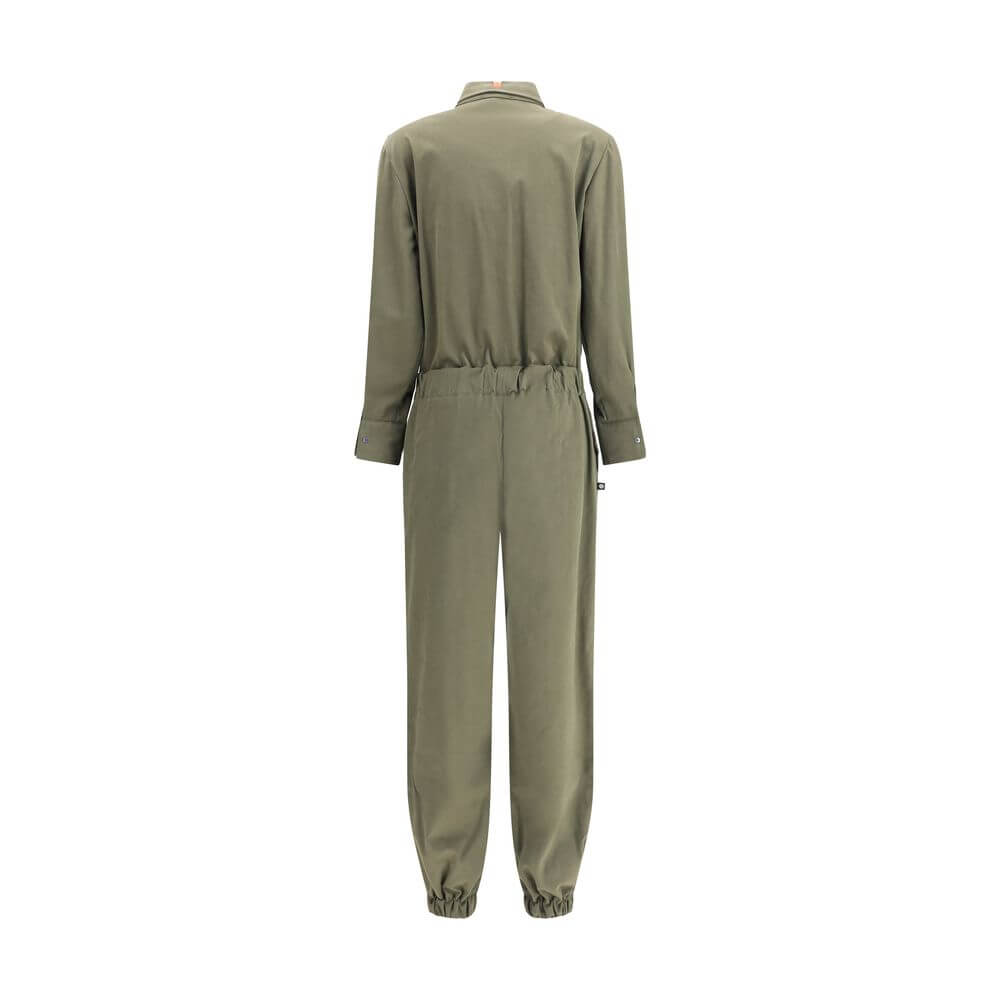 Ella Green Cotton Jumpsuit