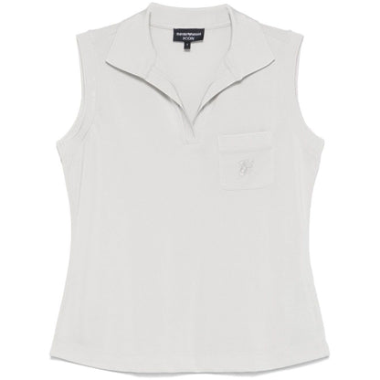 Emporio Armani Logo embroidered vest Topwear