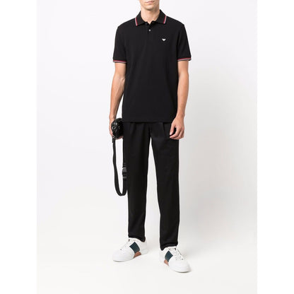 Emporio Armani T-shirts and Polos Black Topwear