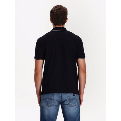 Emporio Armani T-shirts and Polos Blue Topwear