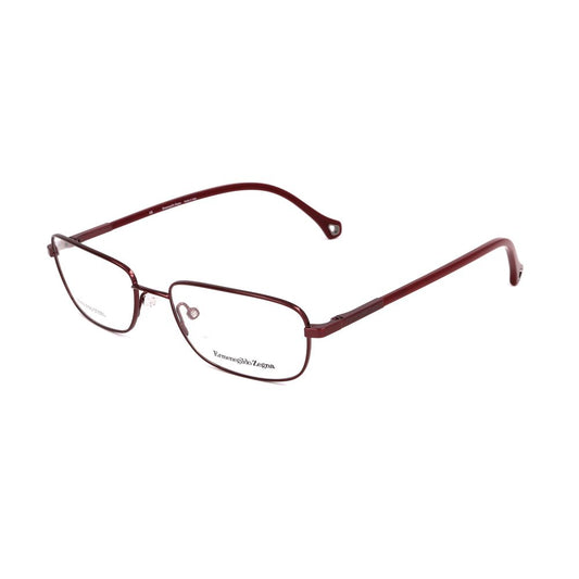 Ermenegildo Zegna Red Metal Frames eyeglasses, unisex design, size 53/17/140mm, featuring a sleek red metal frame.