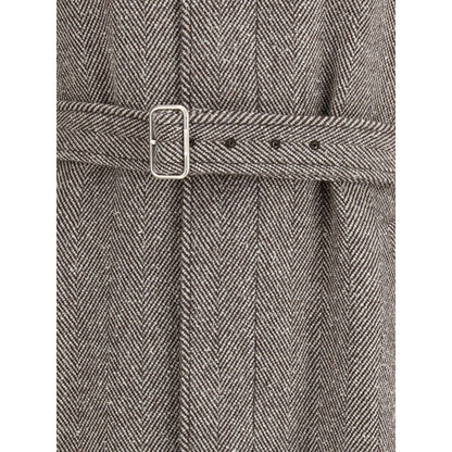 Ferragamo Beige Wool Coat