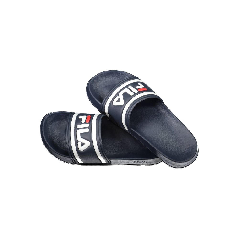 Fila Blue Polyethylene Women Sandal with logo and contrasting details, perfect for casual wear and sunny days.