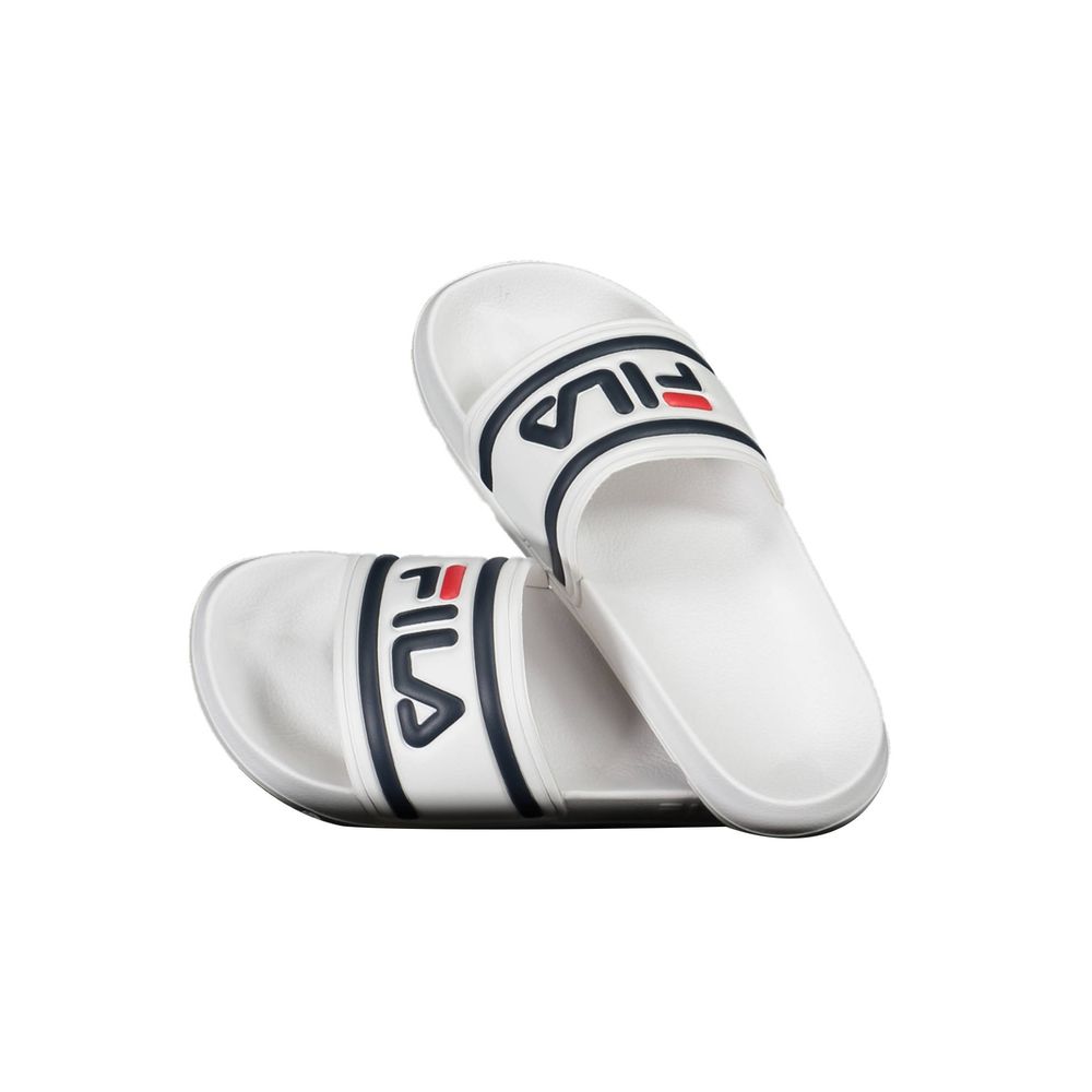 Fila White Polyethylene Women Sandal with bold design and iconic logo.
