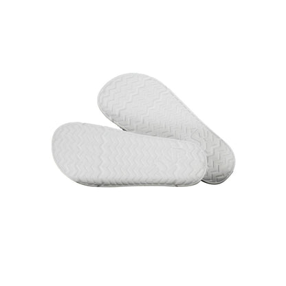 Fila White Polyethylene Women Sandal - white sole view with zigzag pattern.