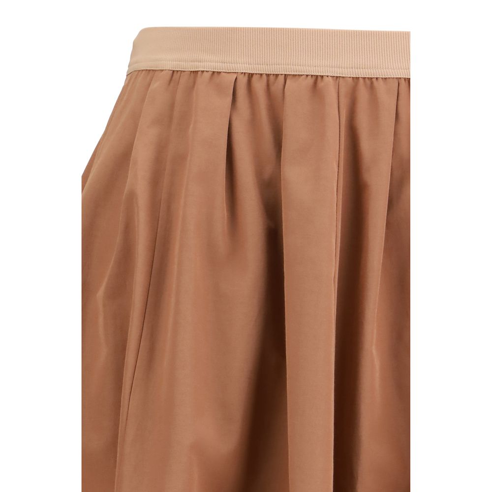 Forte_Forte Multicolor Polyester Midi Skirt