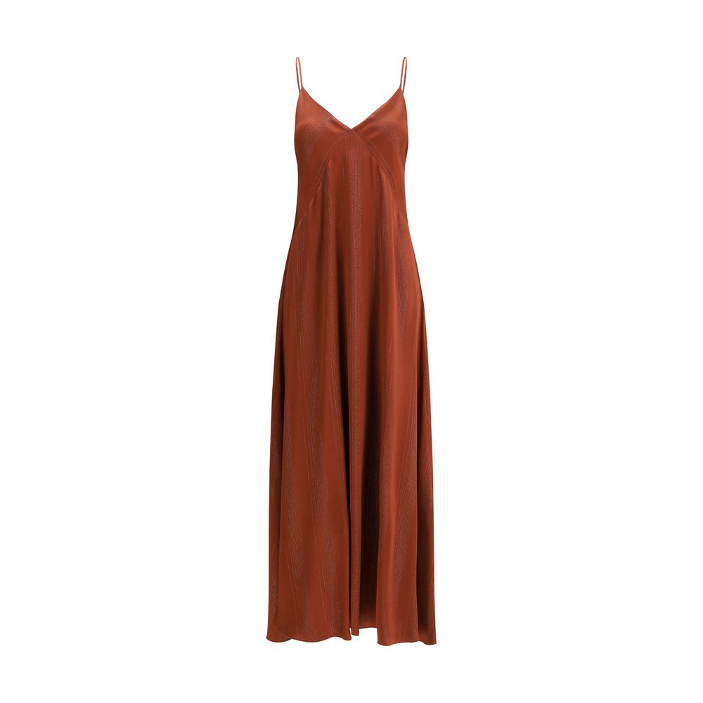 Forte_Forte Orange Silk Casual Dress