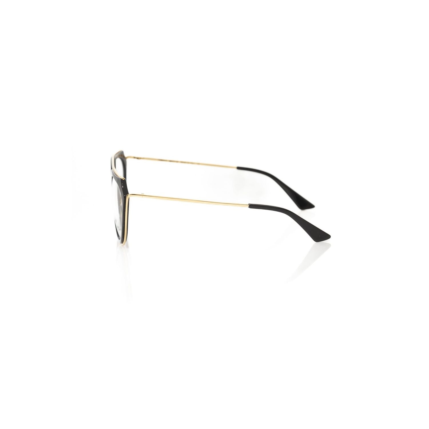 Frankie Morello Aviator-Style Chic Eyeglasses with Gold Accents