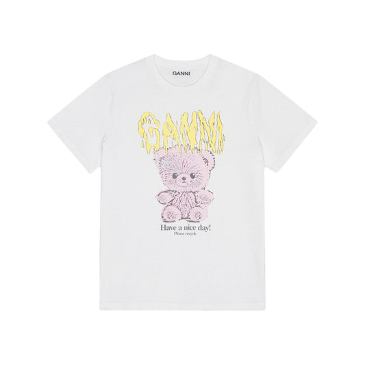 GANNI T-shirts and Polos White Topwear