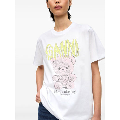 GANNI T-shirts and Polos White Topwear