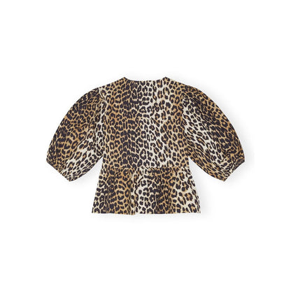 GANNI Top Brown Topwear